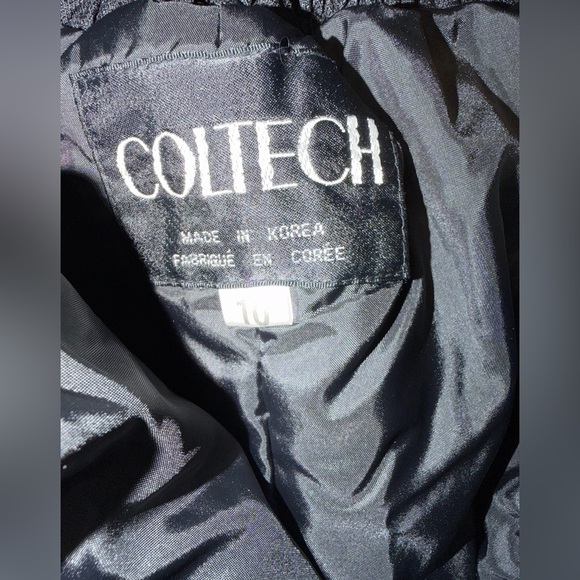 Coltech Boys Black Insulated Snow Ski Pants 3M Thinsulate Youth Size 10 - Picture 4 of 13